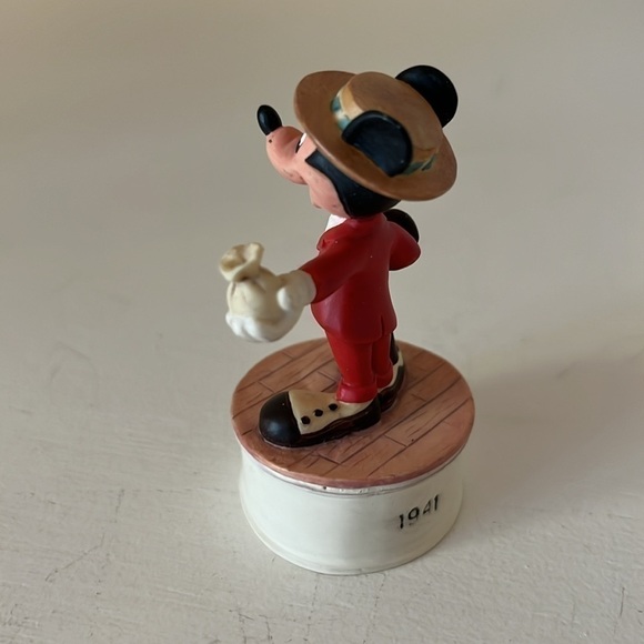 Lenox Disney THE NIFTY NINETIES Movie Star Mickey Thimble Series - Picture 3 of 7